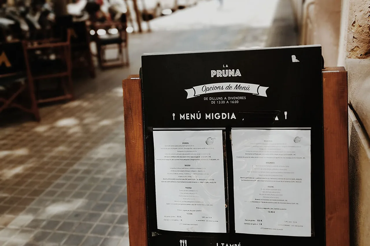 Fotografía recuperada del antiguo sitio de La Pruna Restaurant en Barcelona